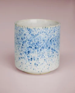 Blåplettet krus uden hank