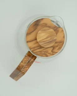 Hario V60 glaskande (oliventræ)