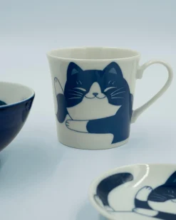 Kaffekop med kattemotiv
