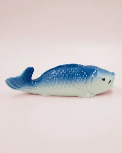 Koi vægvase blå