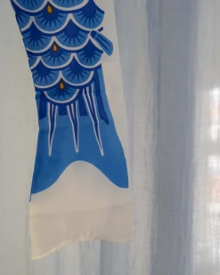 Koinobori vimpel 60 cm (blå)