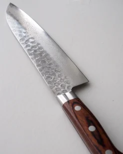 Santoku kniv | 18 cm | Mahogni