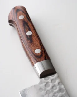 Santoku kniv | 18 cm | Mahogni